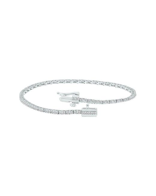 Lab Grown Diamonds White 14K 2.00 Ct. Tw. Lab Grown Diamond Tennis Bracelet