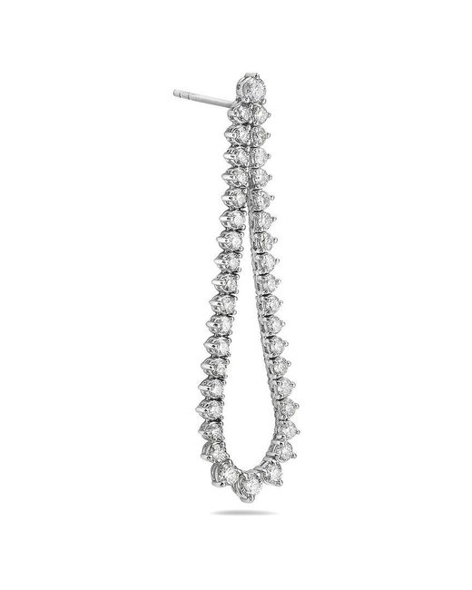 Forever Creations USA Inc. White Forever Creations 14k 2.85 Ct. Tw. Diamond Graduated Earrings