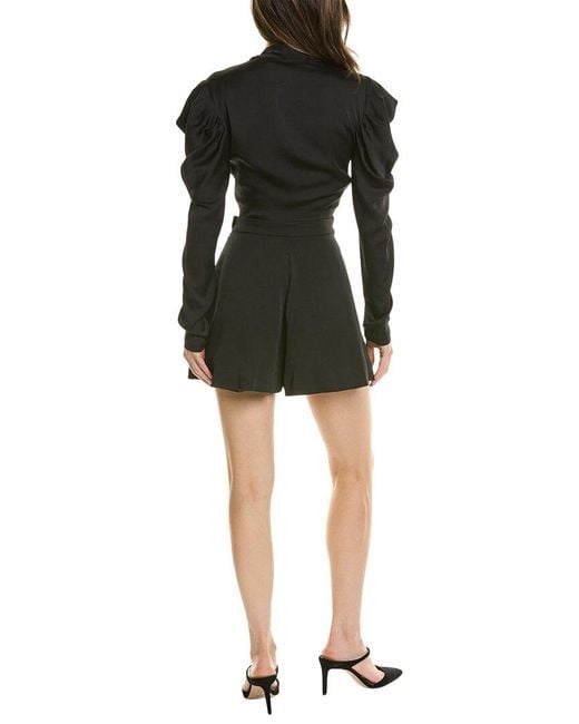 IRO Black Lamas Romper