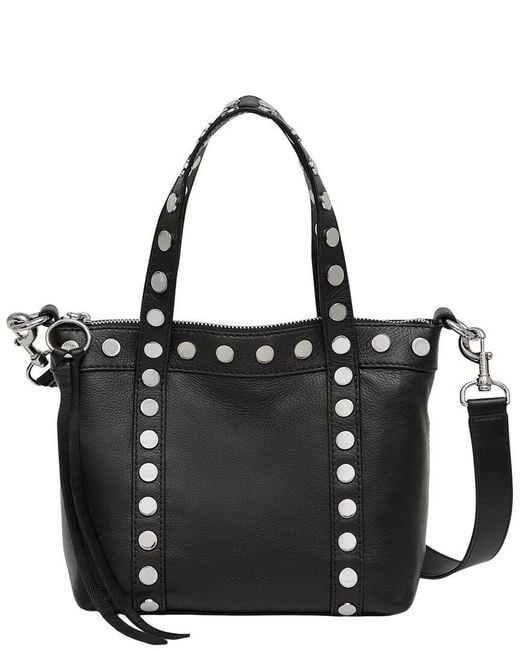Aimee Kestenberg Black Jagger Leather Mini Tote