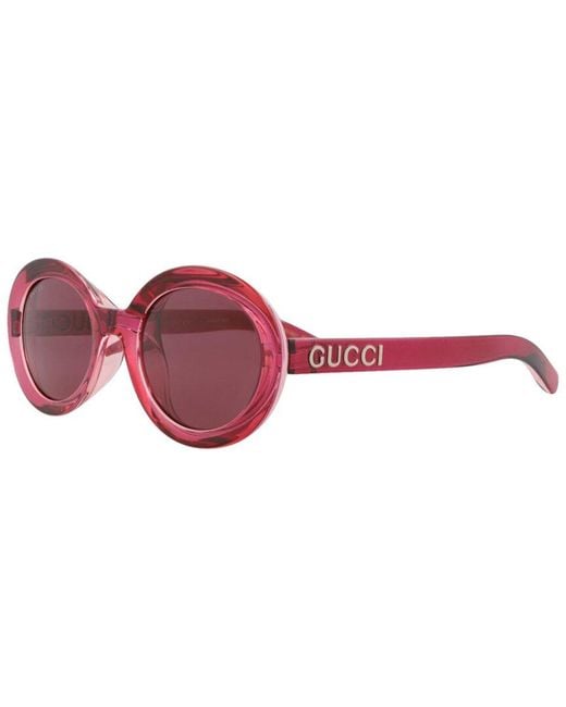 Gucci Red Gg1722Sa 53Mm Sunglasses