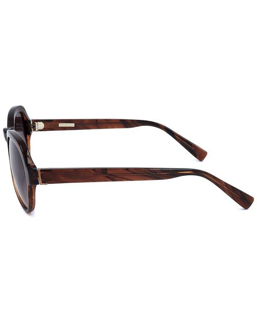 Derek Lam Brown Unisex Logan 52mm Sunglasses