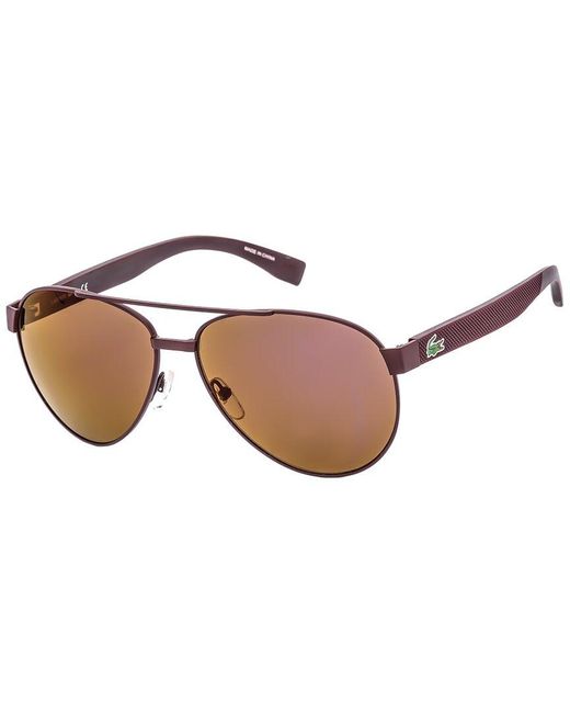 Lacoste Brown L185S 60Mm Sunglasses