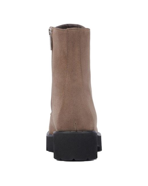 Aquatalia Brown Savina Weatherproof Suede Boot