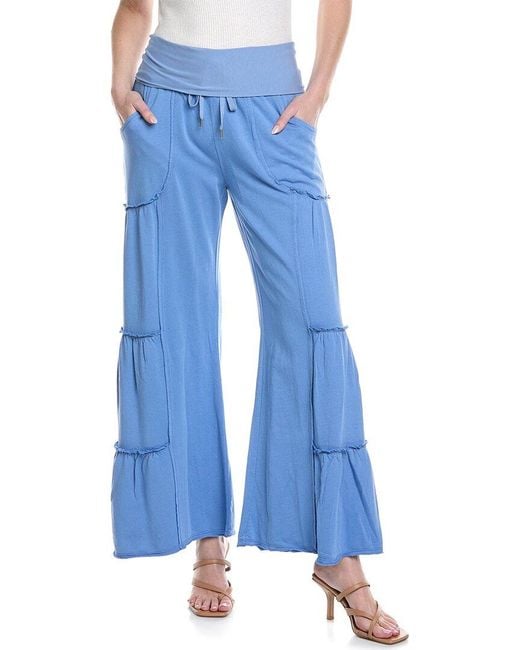 XCVI Blue Carola Tiered Pant