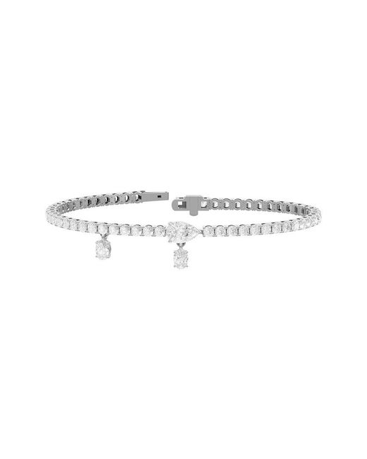 Lab Grown Diamonds White 14K 6.38 Ct. Tw. Lab-Grown Diamond Bracelet