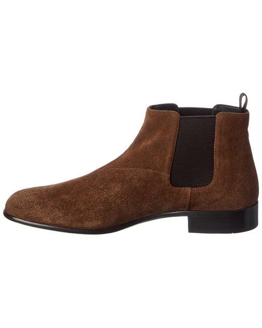 Prada Brown Suede Bootie