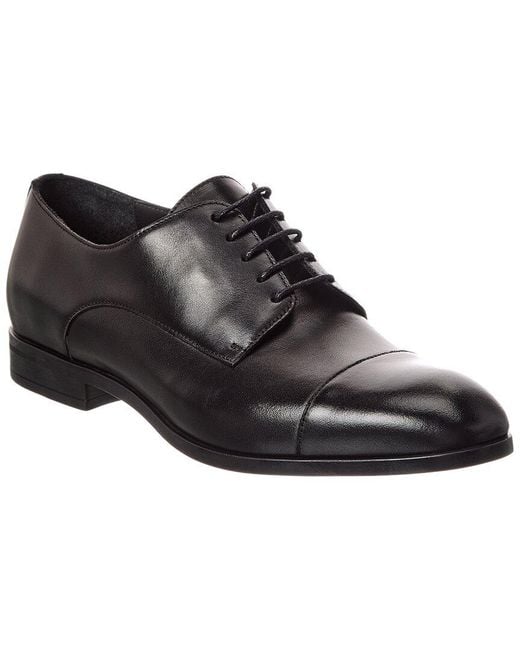 Bally Black Olexi Leather Derby for men