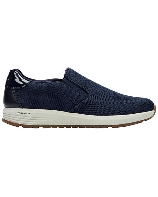 Rockport Blue Titan Leather Casual Sneaker
