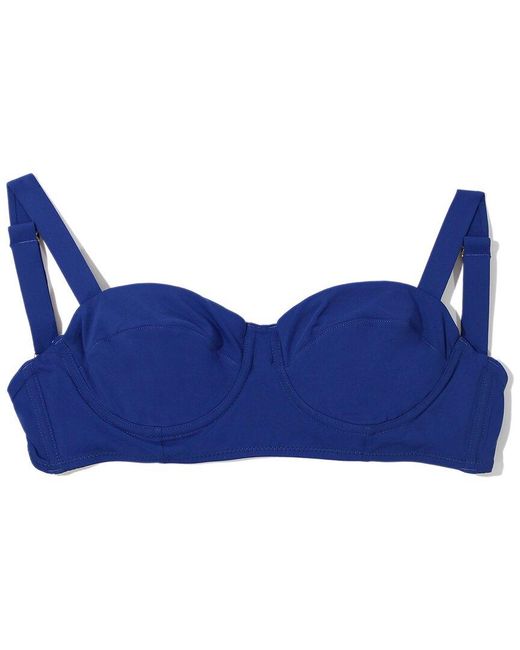 Hanky Panky Blue Swim Balconette Bikini Top