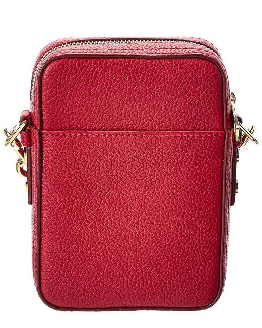Marc Jacobs Red N/s Leather Crossbody
