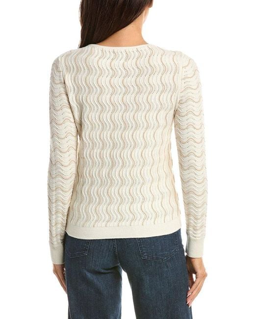 NIC+ZOE White Alto Sweater