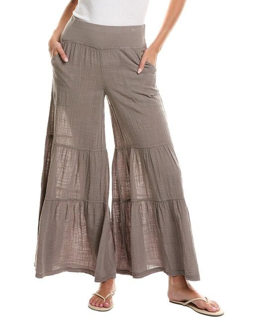 XCVI Brown Lando Wide Leg Pant