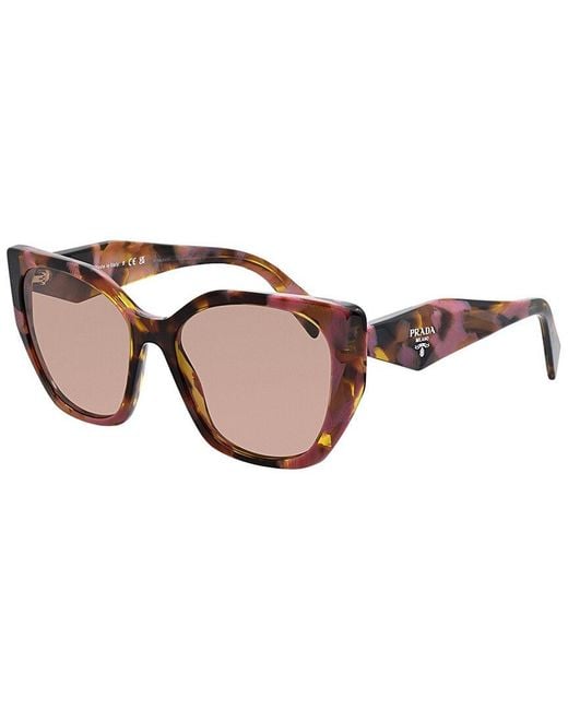 Prada Brown Pr19Zs 55 55Mm Sunglasses