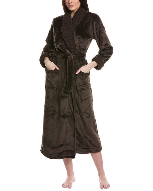 Natori Brown Frosted Sherpa Robe