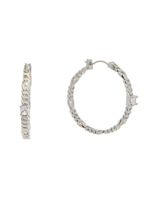Juvell Metallic 18K Plated Hoops