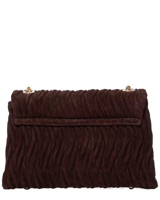 Dune Brown Darling Suede Handbag