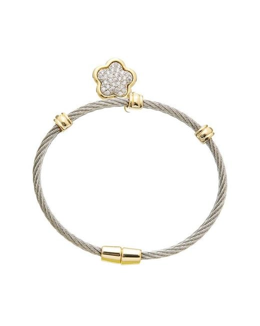 Juvell Metallic 18K Plated Cz Bracelet
