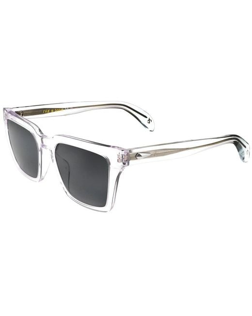 Rag & Bone White 52Mm Sunglasses for men