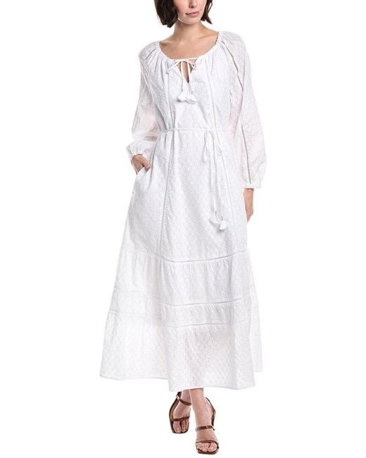 Tommy Bahama White Palm Cove Maxi Dress