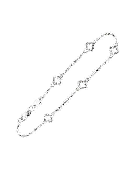 Diamond Select Cuts White 0.06 Ct. Tw. Diamond Bracelet