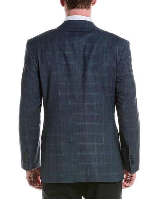 Brooks Brothers Blue Classic Fit Wool-blend Suit Jacket for men