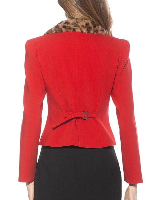 Alexia Admor Red Sabrina Jacket