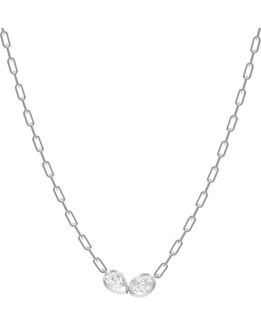 Lab Grown Diamonds Metallic 1.50 Ct. Tw. Lab-Grown Diamond Necklace