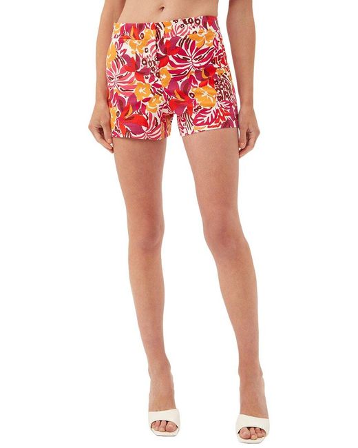 Trina Turk Red Corbin 2 Short