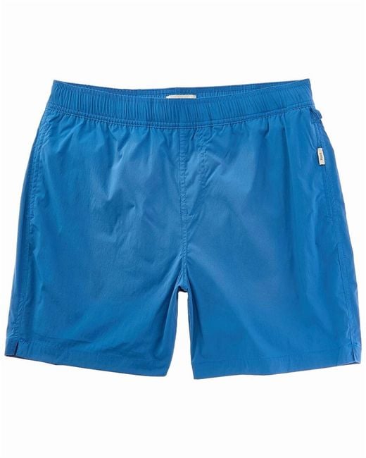 Onia Blue Stretch Swim Short for men