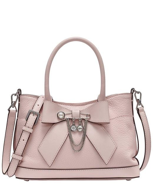 Karl Lagerfeld Pink Karl Laggerfeld Gisele Leather Tote