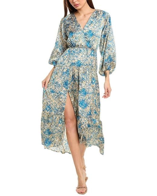 Maje Blue Maxi Dress
