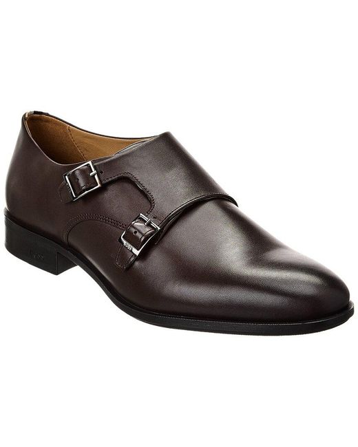 Boss Brown Colby Leather Loafer for men