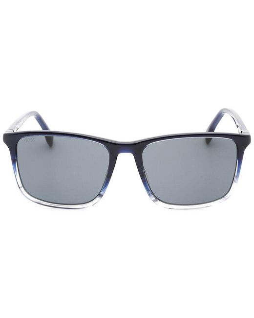 Boss Blue Boss 1434/S 56Mm Sunglasses