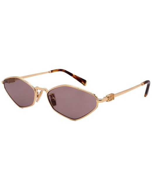 Miu Miu Pink Mu 56Zs 56Mm Sunglasses for men
