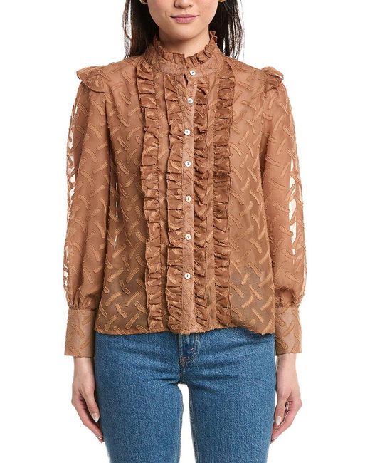 ANNA KAY Blue Mozart Lace Top
