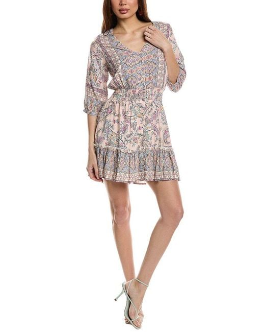 Walker & Wade White Kelsey Mini Dress