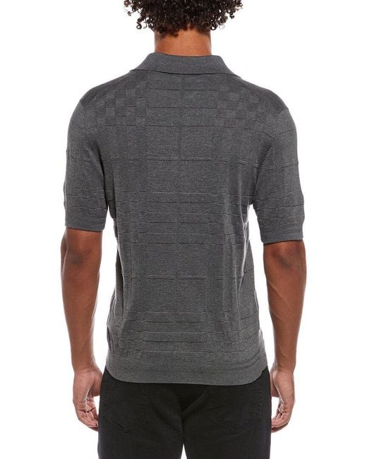 Burberry Gray Polo Shirt for men