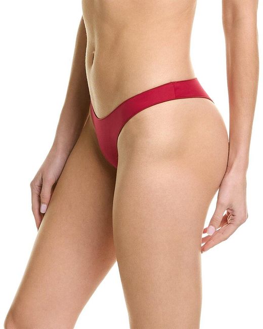 Tropic of C Red Curve Bikini Bottom