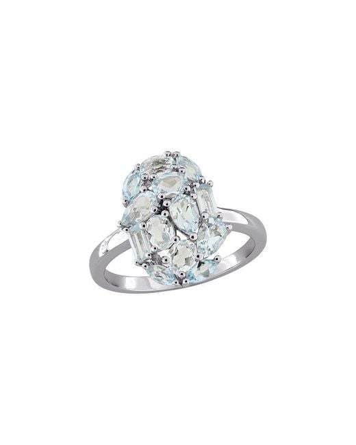 Rina Limor White 2.55 Ct. Tw. Topaz Cocktail Ring