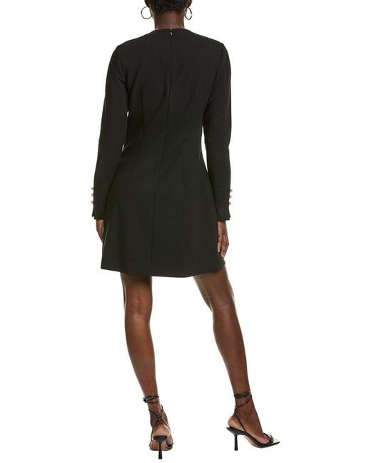 Lela Rose Black Mini Dress