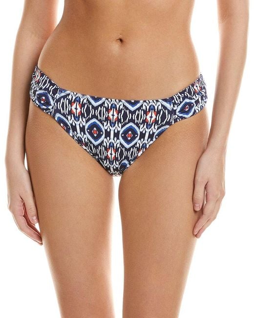 Tommy Bahama Blue Island Cays Ikat Reversible Hipster Bikini Bottom