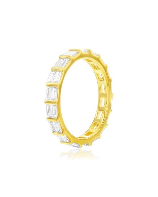 Suzy Levian CZ Jewelry Yellow Suzy Levian Cz Eternity Ring