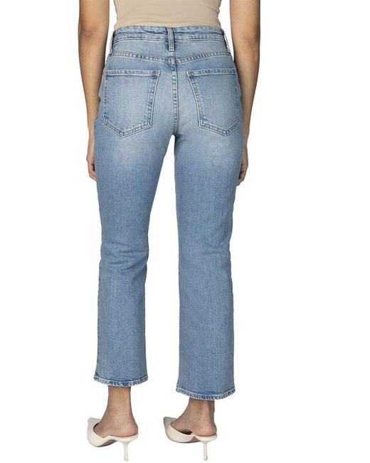 Nelle Atelier Blue Petite The Gabi Ankle Crop Denim