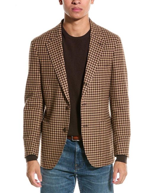 Todd Snyder Brown Madison Wool-blend Seersucker Suit Jacket for men