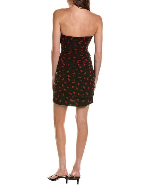 Diane von Furstenberg Black Fabi Silk Mini Dress