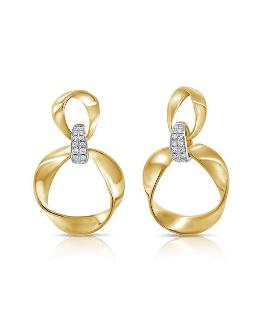 Sabrina Designs Metallic 14K 0.18 Ct. Tw. Diamond Link Earrings