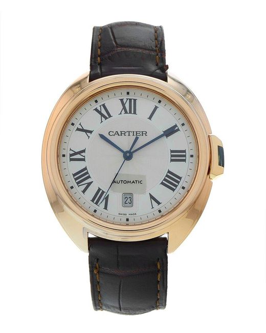 Cartier Gray Cle Watch Circa 2015 (Authentic Pre-Owned) for men