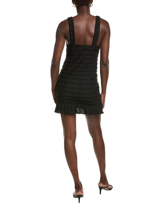Marion Black Sweetheart Mini Dress