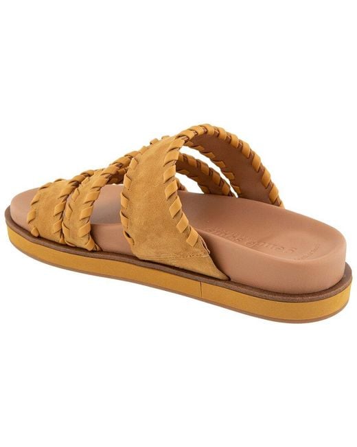 Gentle Souls Brown Niles Suede Sandal